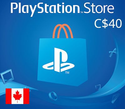 PlayStation Network CAD 40 Подарочная карта CA