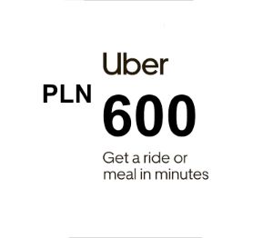 Uber PLN 600 Подарочная карта PL