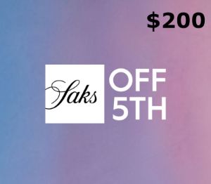 Saks OFF 5TH $200 Подарочная карта US