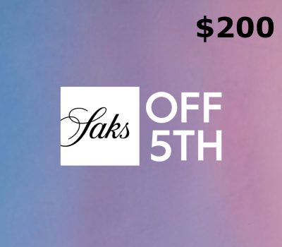 Saks OFF 5TH $200 Подарочная карта US