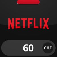 Netflix CHF 60 Подарочная карта CH
