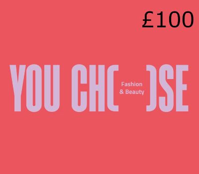 YouChoose Fashion & Beauty Digital GBP 100 Gift Card UK