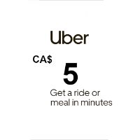 Uber CAD 5 Подарочная карта CA