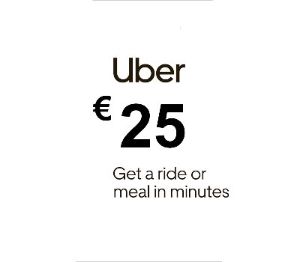 Uber EUR 25 Voucher
