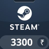 Steam Wallet INR 3300 Подарочная карта IN
