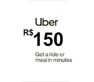 Uber R$150 BR Подарочная карта