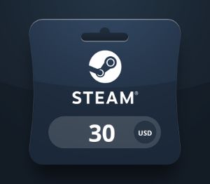 Steam Wallet USD 30 Подарочная карта VE