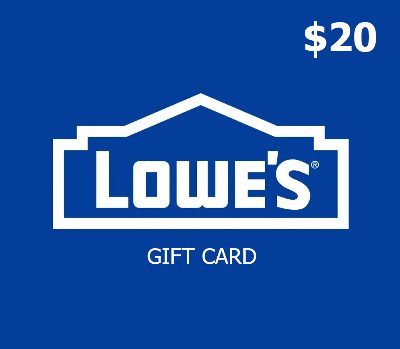 Lowe's $20 Подарочная карта US