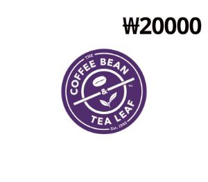 Coffee Bean & Tea Leaf KRW 20000 Подарочная карта KR