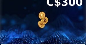 Rewarble Crypto CAD 300 Подарочная карта