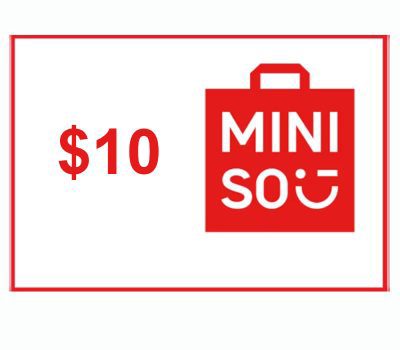 Miniso SGD 10 Подарочная карта SG