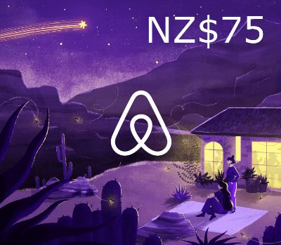 Airbnb NZ$75 Подарочная карта NZ