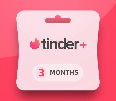 Tinder Plus - 3-мес. подписка Ключ EG
