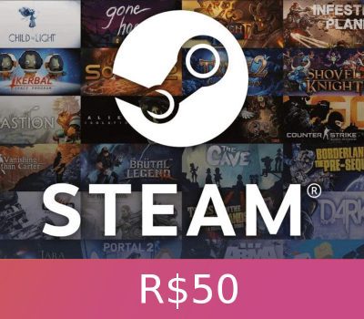Steam Подарок Карта 50 BRL BR Код активации