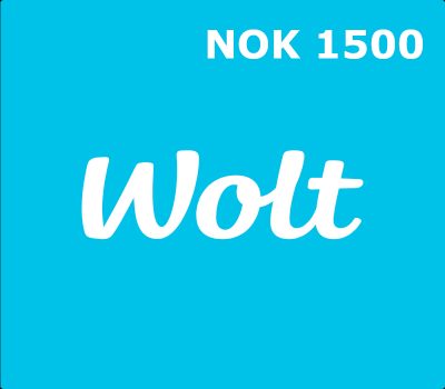 Wolt NOK 1500 Подарочная карта NO