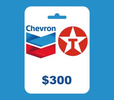 Chevron and Texaco USD 300 Подарочная карта US