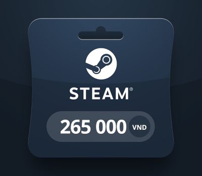 Steam Wallet VND 265 000 Подарочная карта VN