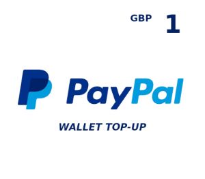 PayPal Wallet 1 GBP Top Up