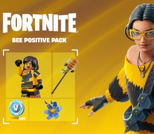 Fortnite - Bee Positive Pack DLC US XBOX One / Xbox Series X|S Ключ