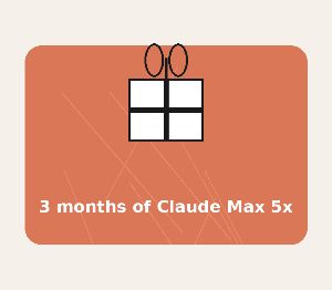 Claude Max 5x — 3 месяца