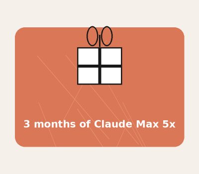 Claude Max 5x — 3 месяца
