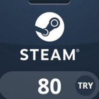 Steam Wallet TRY 80 Подарочная карта TR