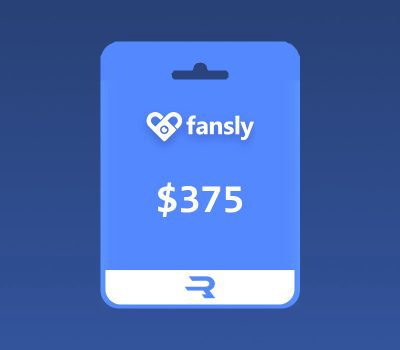 Rewarble Fansly USD 375 Подарочная карта