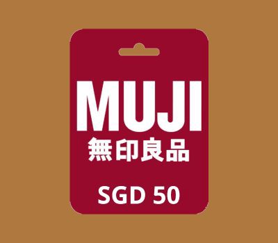 Muji SGD 50 Подарочная карта SG
