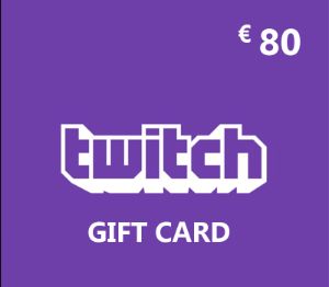 Twitch EUR 80 Подарочная карта EU