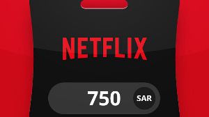 Netflix SAR 750 Подарочная карта SA
