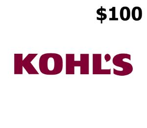 Kohls $100 Подарочная карта US