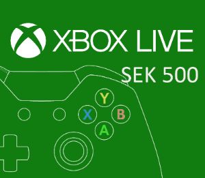 XBOX Live 500 SEK Предоплаченная карта SE