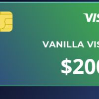 Vanilla VISA $200 US