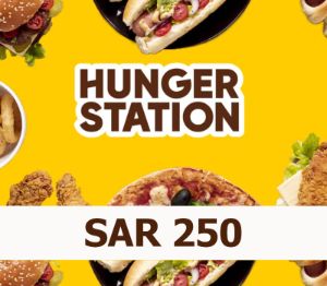 HungerStation 250 SAR Подарочная карта SA