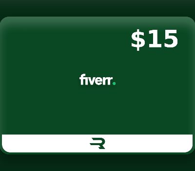 Rewarble Fiverr USD 15 Подарочная карта