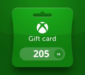 XBOX Live BRL 205 Предоплаченная карта BR