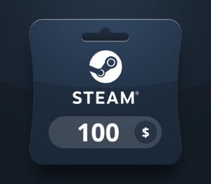 Steam Wallet USD 100 Подарочная карта AZ