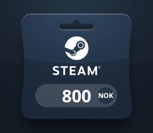 Steam Wallet NOK 800 Подарочная карта NO