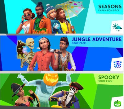 The Sims 4 Набор - Seasons + Jungle Adventure + Spooky Stuff DLC EU XBOX One / Xbox Series X|S Ключ