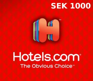 Hotels.com SEK 1000 Подарочная карта
