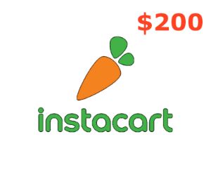 Instacart $200 Подарочная карта US