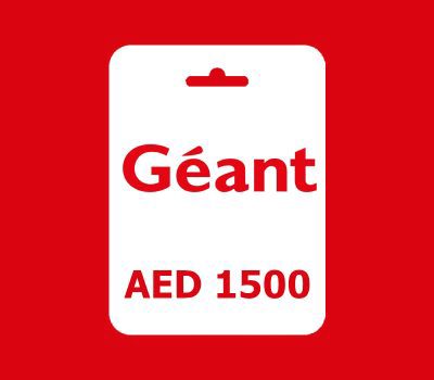Géant AED 1500 Подарочная карта AE