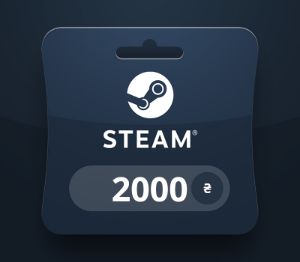 Steam Wallet UAH 2000 Подарочная карта UA