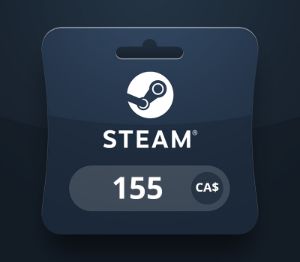 Steam Wallet CAD 155 Подарочная карта