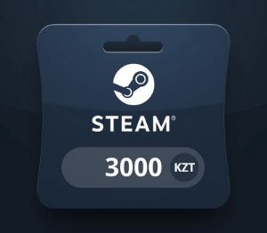 Steam Wallet KZT 3000 Подарочная карта KZ