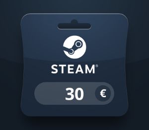 Steam Wallet EUR 30 Подарочная карта BE