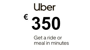 Uber €350 DE Подарочная карта