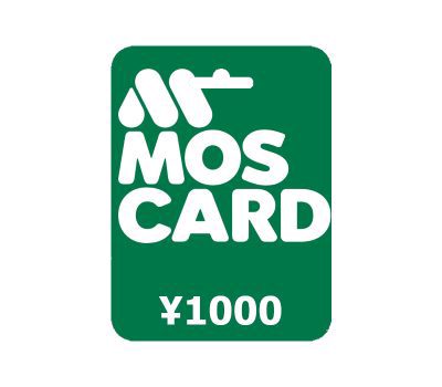 Mos Карта JPY 1000 Подарочная карта JPY