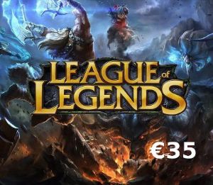 League of Legends 35 EUR Предоплаченная RP карта EU