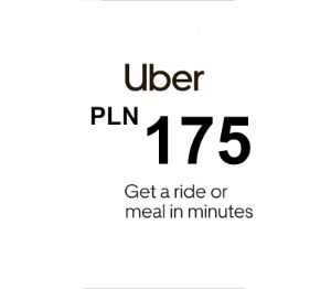 Uber PLN 175 Подарочная карта PL